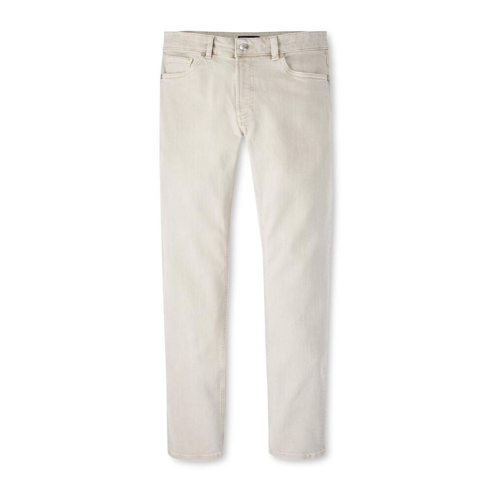 Peter Millar 42x32 Crown Crafted Fairfield Garment Dyed Denim Pants Sand $200